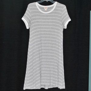 Striped T-shirt Shift Dress